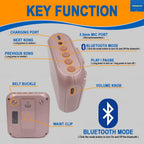 Portable Voice Amplifier Rechargeable Via USB With Wired Microphone Headset