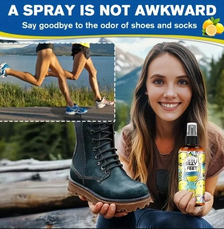 Silly Feet Foot Spray - Lemon 100ml (Pack of 2)